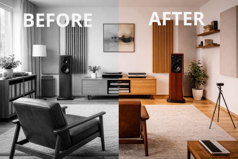 Before and After - From Boomy to Balanced - My Speaker Placement Fix
