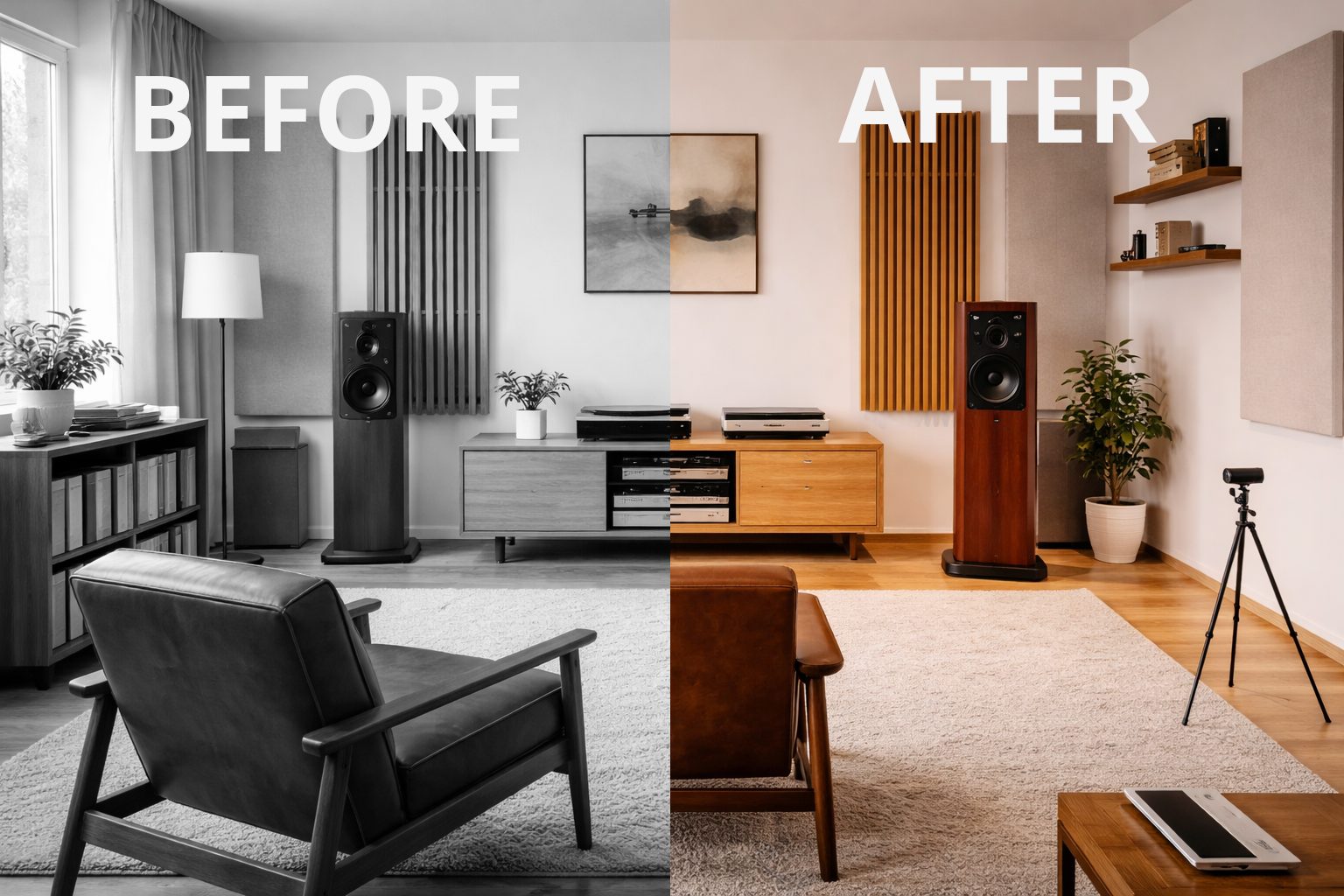 Before and After - From Boomy to Balanced - My Speaker Placement Fix