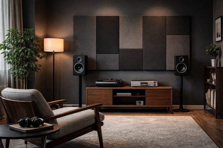 Tone-on-Tone Panel Wall